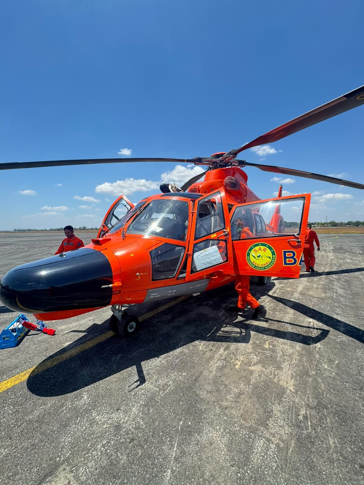 Operasi SAR Kecelakaan Kapal KM Virgo Transport 8 di Laut Jawa. (Foto: BNPB)